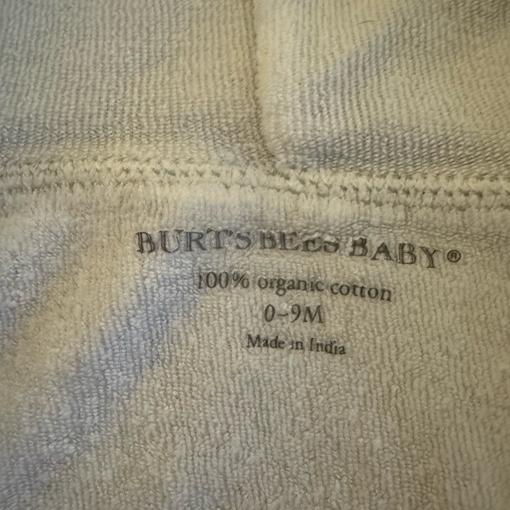 Burt's Bees Baby Bath Robes / Perfect for Twins!! - Picture 5 of 10